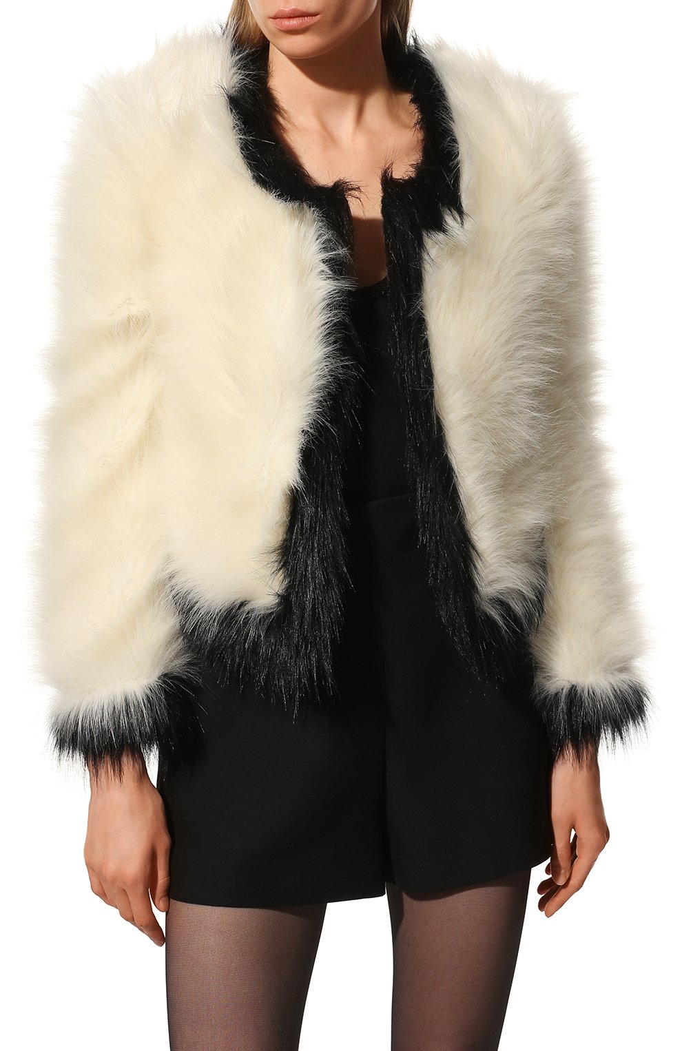 Жакет из экомеха SAINT LAURENT, арт. 676758/Y7D45, фото 3