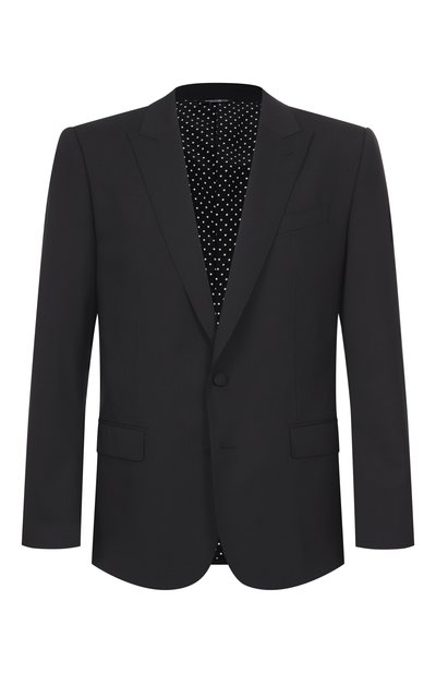 Мужской шерстяной пиджак DOLCE & GABBANA, арт. G2VZ7T/FUBFT