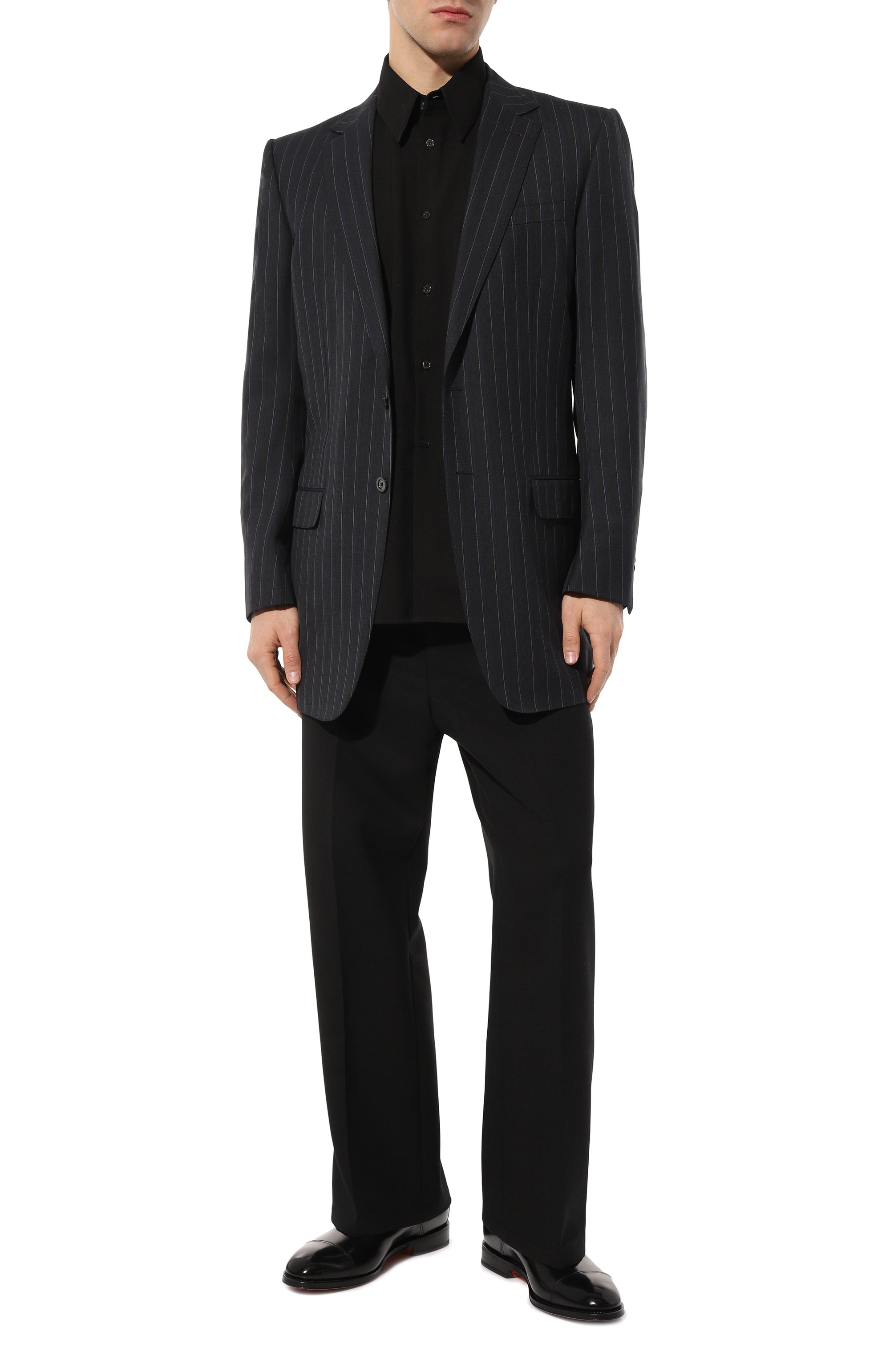 Кожаные оксфорды justin SANTONI, арт. MCJG18344PB1HSH9, фото 2