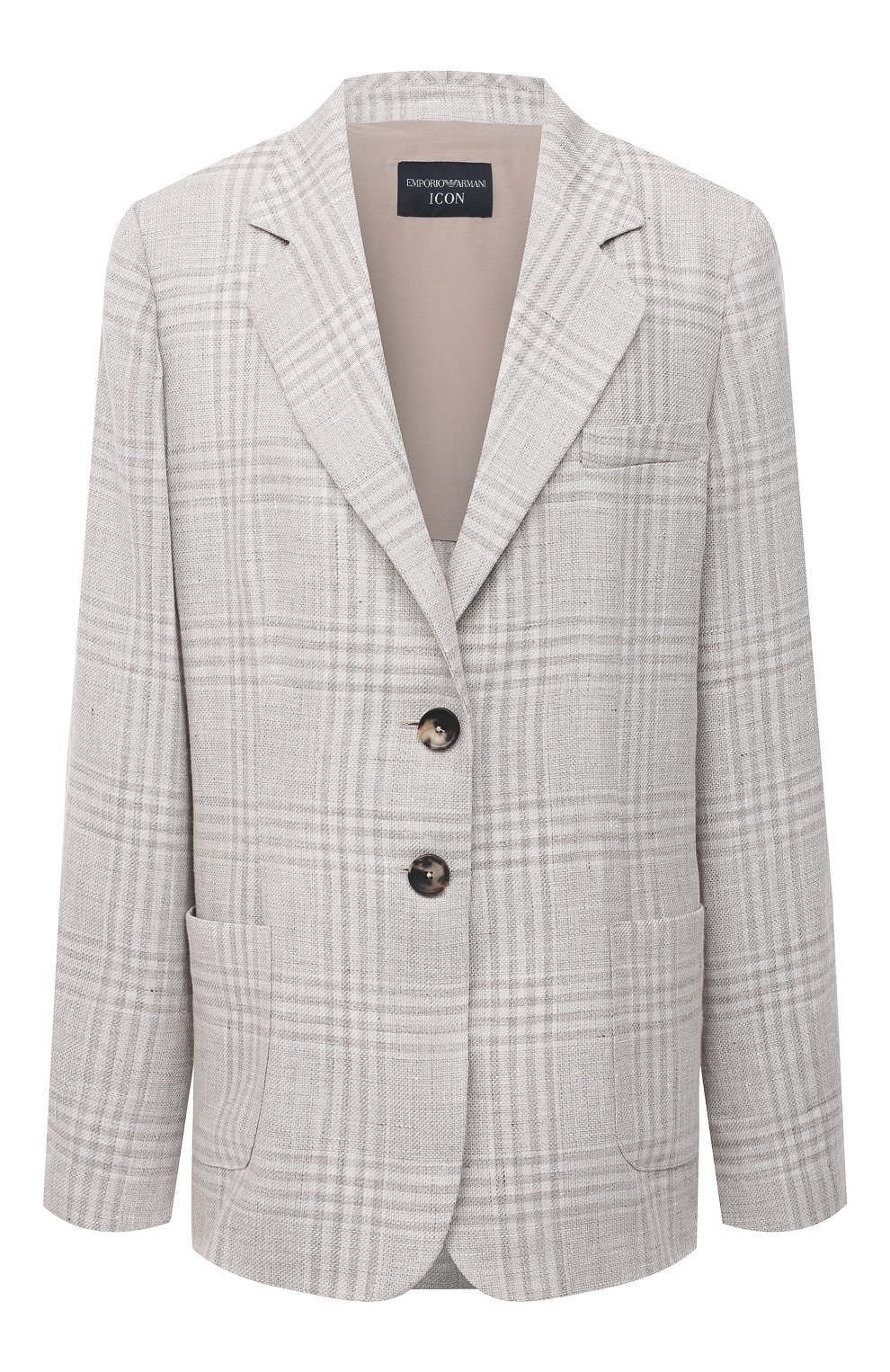 Жакет из льна и шерсти EMPORIO ARMANI, арт. 0NG4ET/02167, фото 1