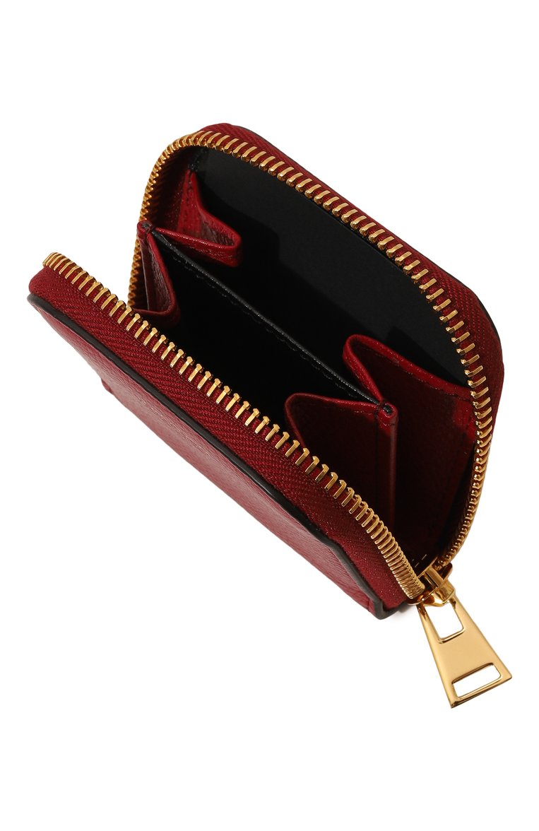 Мужской кожаный кошелек для монет TOM FORD красного цвета, арт. Y0239/LCL158G | Фото 3 (Материал: Натуральная кожа; Нос: Не проставлено)