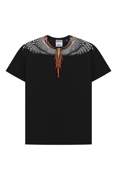 Хлопковая футболка MARCELO BURLON KIDS OF MILAN, арт. CBAA002F21JER010, фото 1