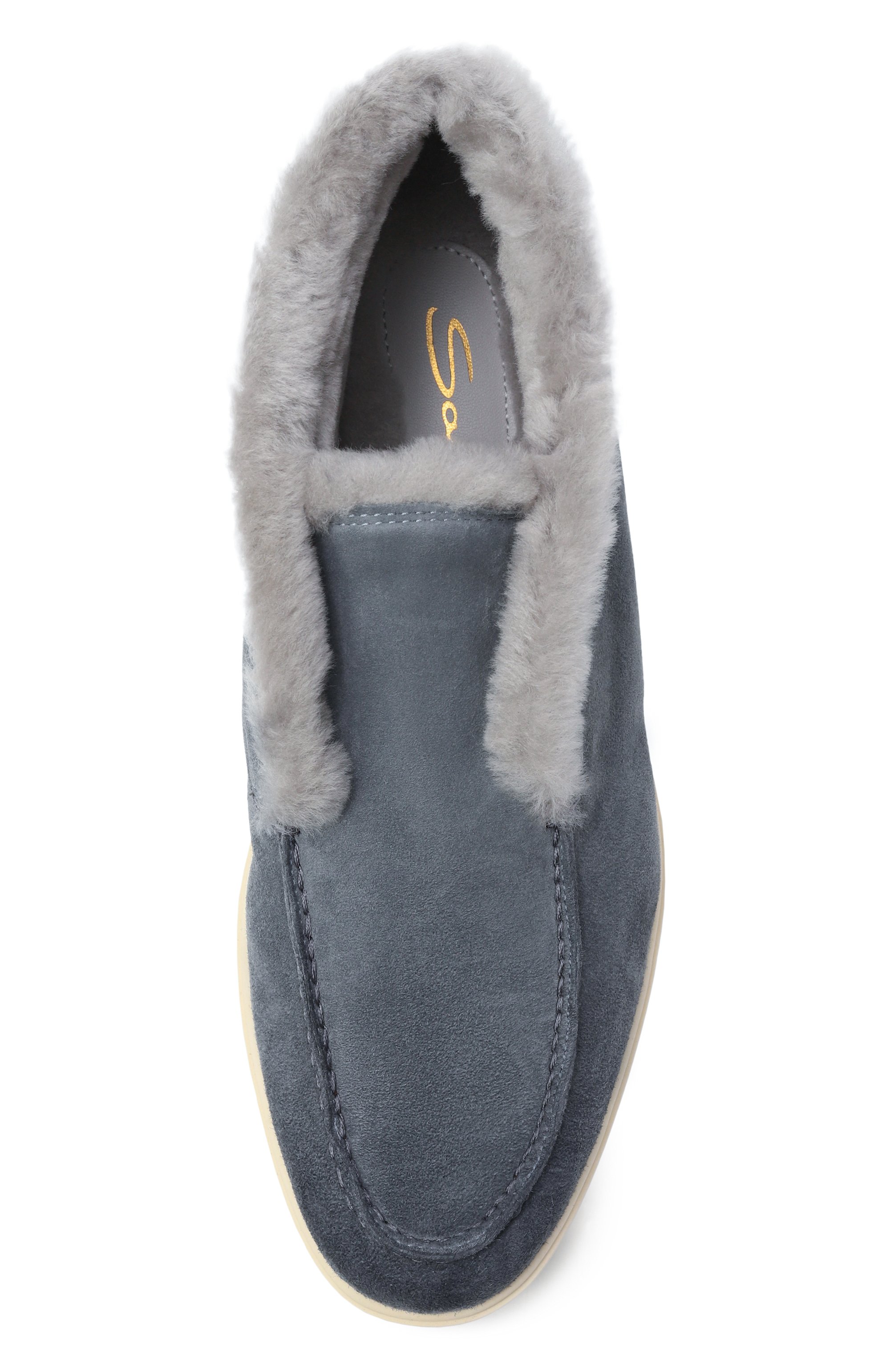 Замшевые ботинки SANTONI, арт. WUYG58457TISAU0F, фото 6