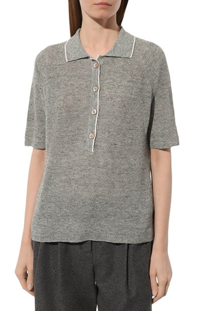 Льняное поло GRAN SASSO, арт. 57240/24840, фото 3