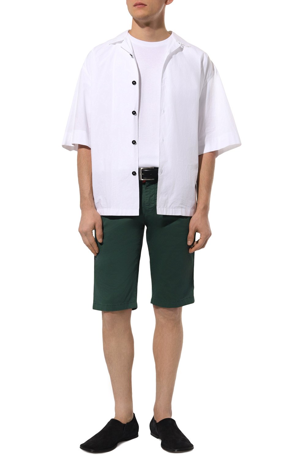 Хлопковые шорты KITON, арт. UFBLACK0600D, фото 2