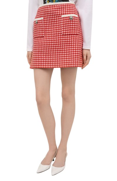 Шерстяная юбка MIU MIU, арт. MG1662-1STI-F059I, фото 3