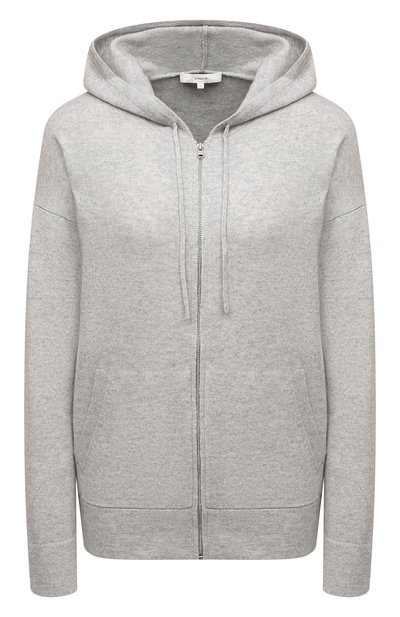 Кардиган из шерсти и кашемира VINCE светло-серого цвета по цене 54900 руб., арт. V784578862, фото 1 Кардиган из шерсти и кашемира VINCE, арт. V784578862, фото 1