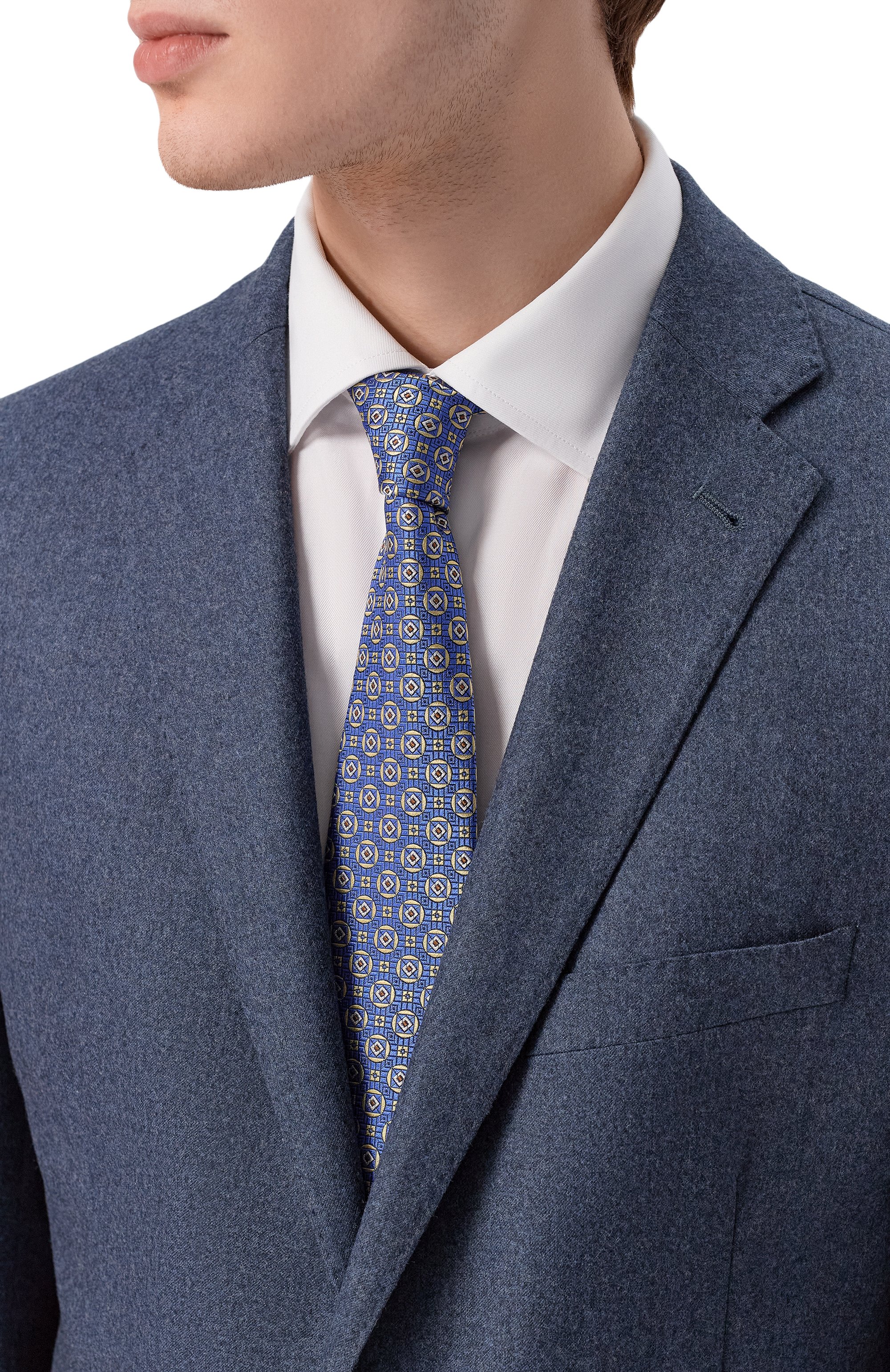 Шелковый галстук CANALI, арт. 18/HJ04495, фото 2