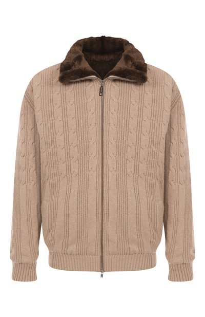 Мужской кашемировый бомбер с меховой подкладкой KANGRA, арт. 9151/09 02