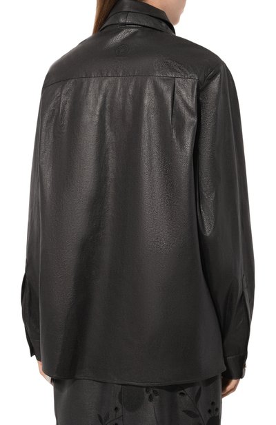 Блузка из экокожи ELIE SAAB, арт. SH043N, фото 4