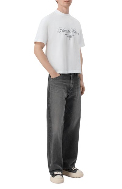 Хлопковая футболка PLANTA ROSA, арт. PR/T02/QUALITY-BOLD/220VELVET, фото 2