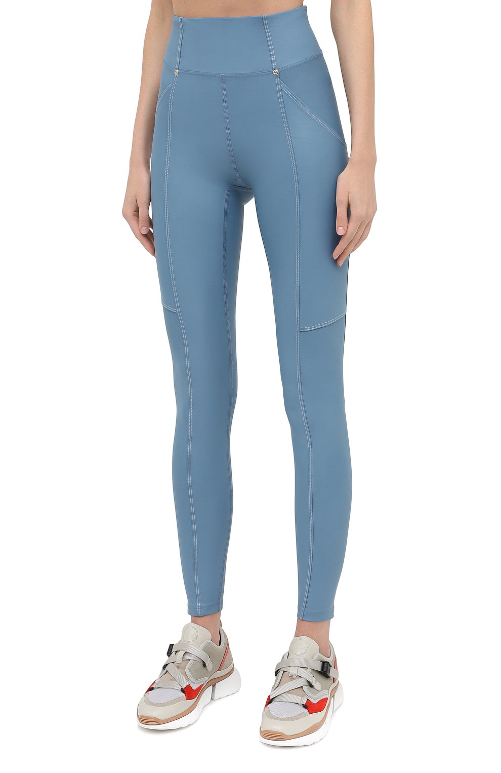 Легинсы HEROINE SPORT голубого цвета по цене 14300 руб., арт. HS-4-086/SUMMER 2020, фото 3 Легинсы HEROINE SPORT, арт. HS-4-086/SUMMER 2020, фото 3