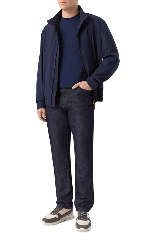 Хлопковая футболка Paul&Shark 26411036_001 Синий  26411036_001 Фото 2