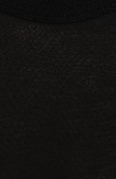 Футболка из вискозы и шелка RICK OWENS черного цвета по цене 25650 руб., арт. RP21S3235/JS, фото 5 Футболка из вискозы и шелка RICK OWENS, арт. RP21S3235/JS, фото 5