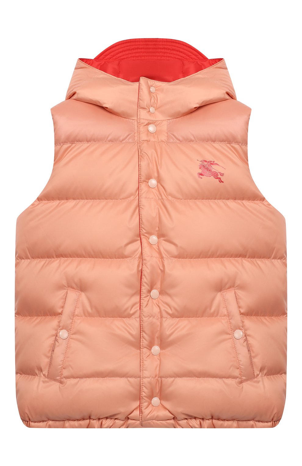 Двусторонний жилет с капюшоном BURBERRY, арт. 8005221, фото 4