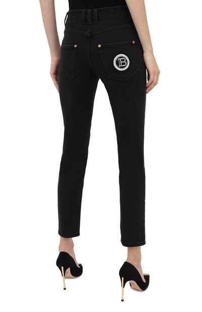 Джинсы BALMAIN темно-серого цвета по цене 106500 руб., арт. UF15515/D047, фото 5 Джинсы BALMAIN, арт. UF15515/D047, фото 5