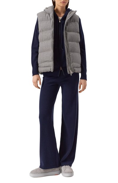 Замшевые кеды SANTONI, арт. WBCG61265GHIPSAP, фото 2