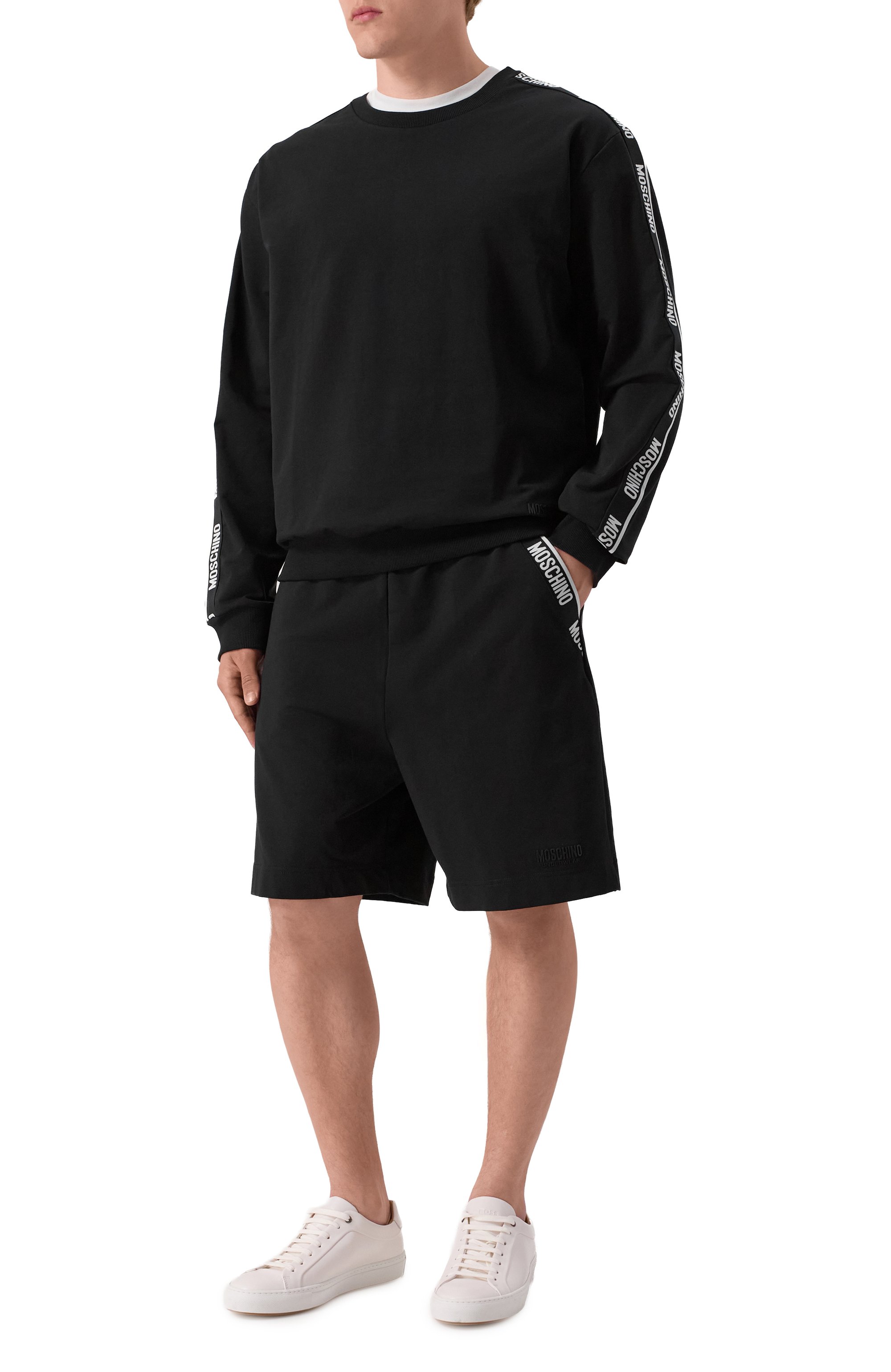 Хлопковые шорты MOSCHINO, арт. A6893/4422, фото 2