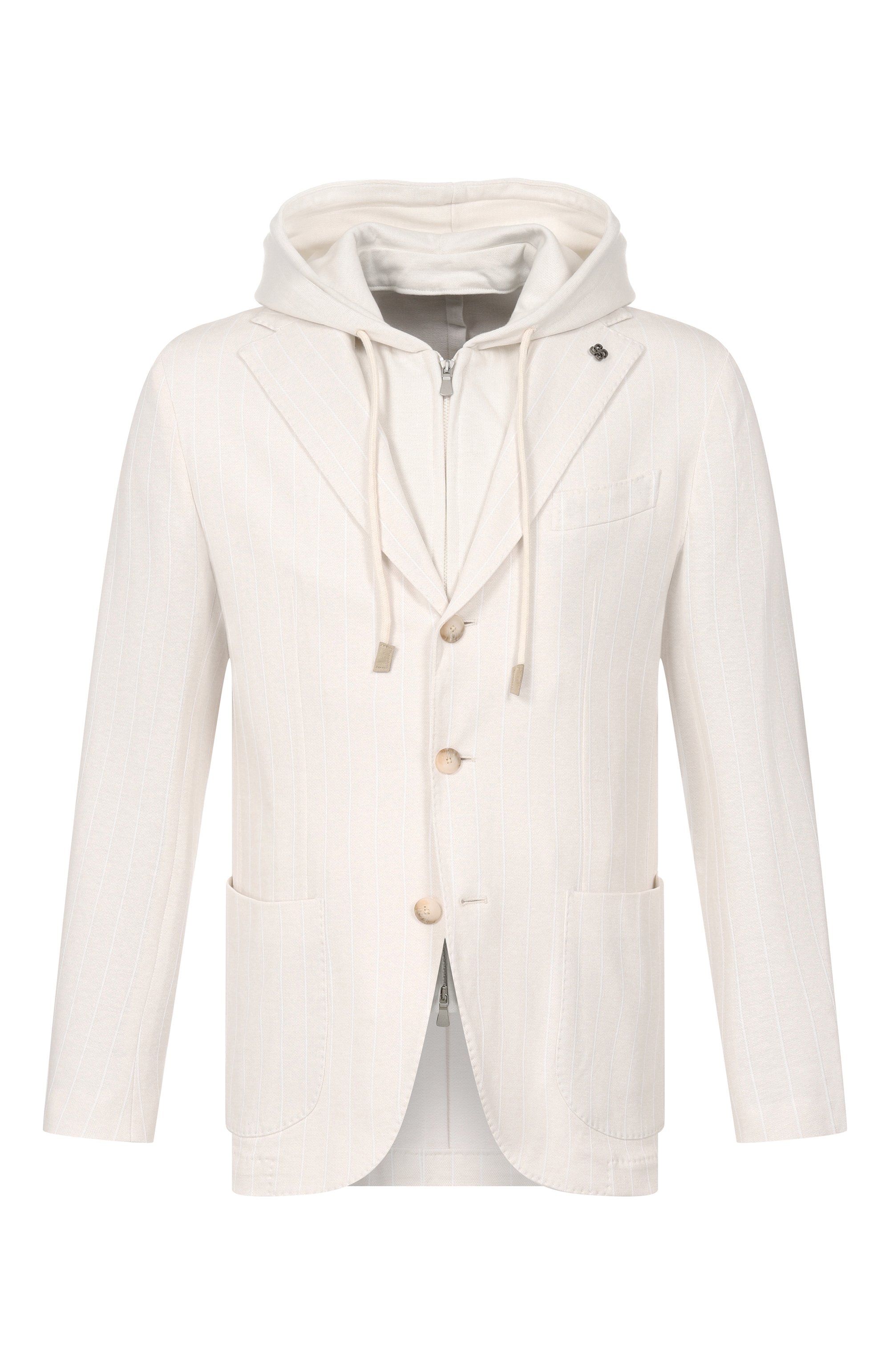 Пиджак из хлопка и льна GRAN SASSO, арт. 78113/79306, фото 1