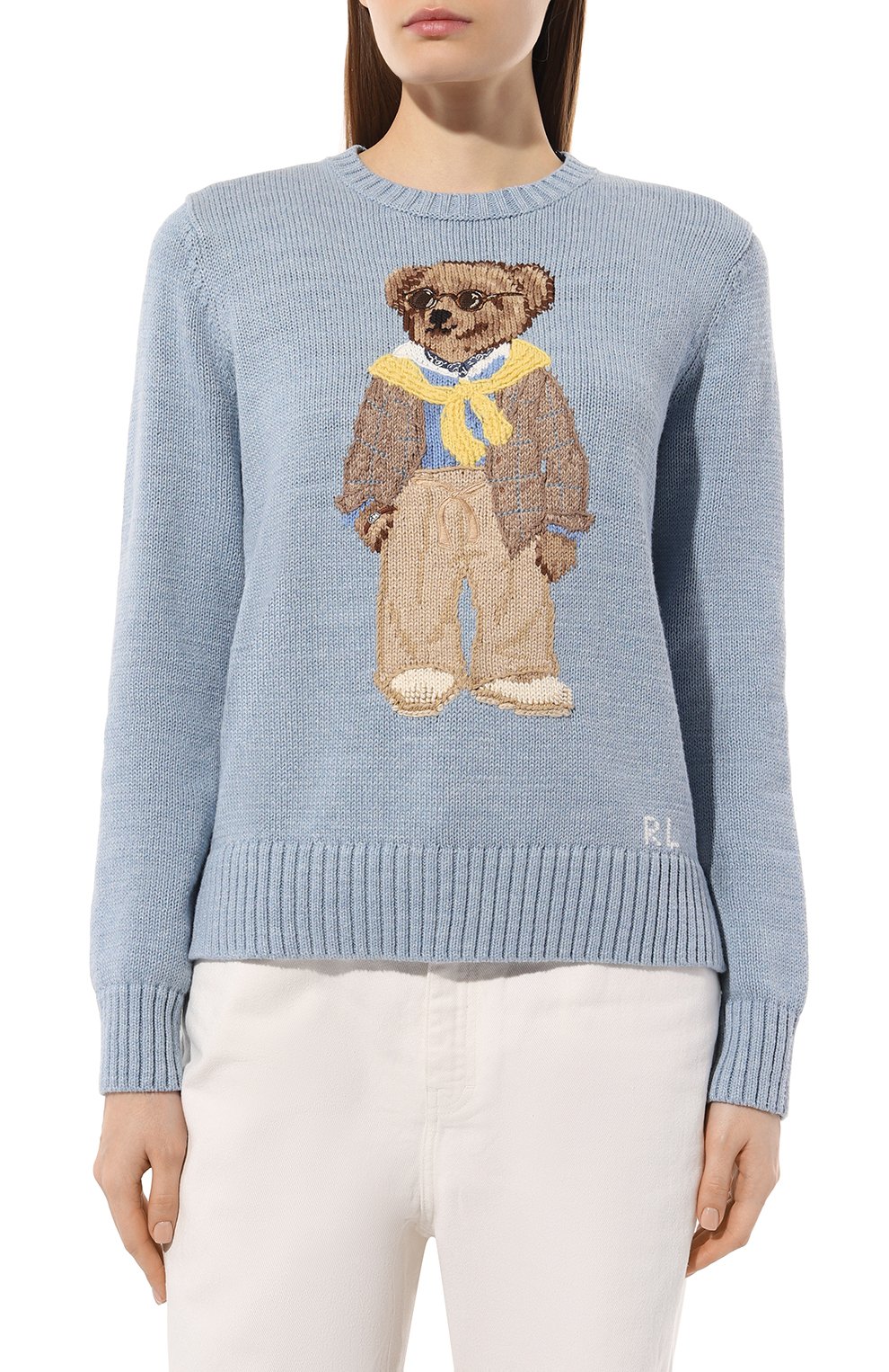 Хлопковый свитер POLO RALPH LAUREN, арт. 211924442, фото 3