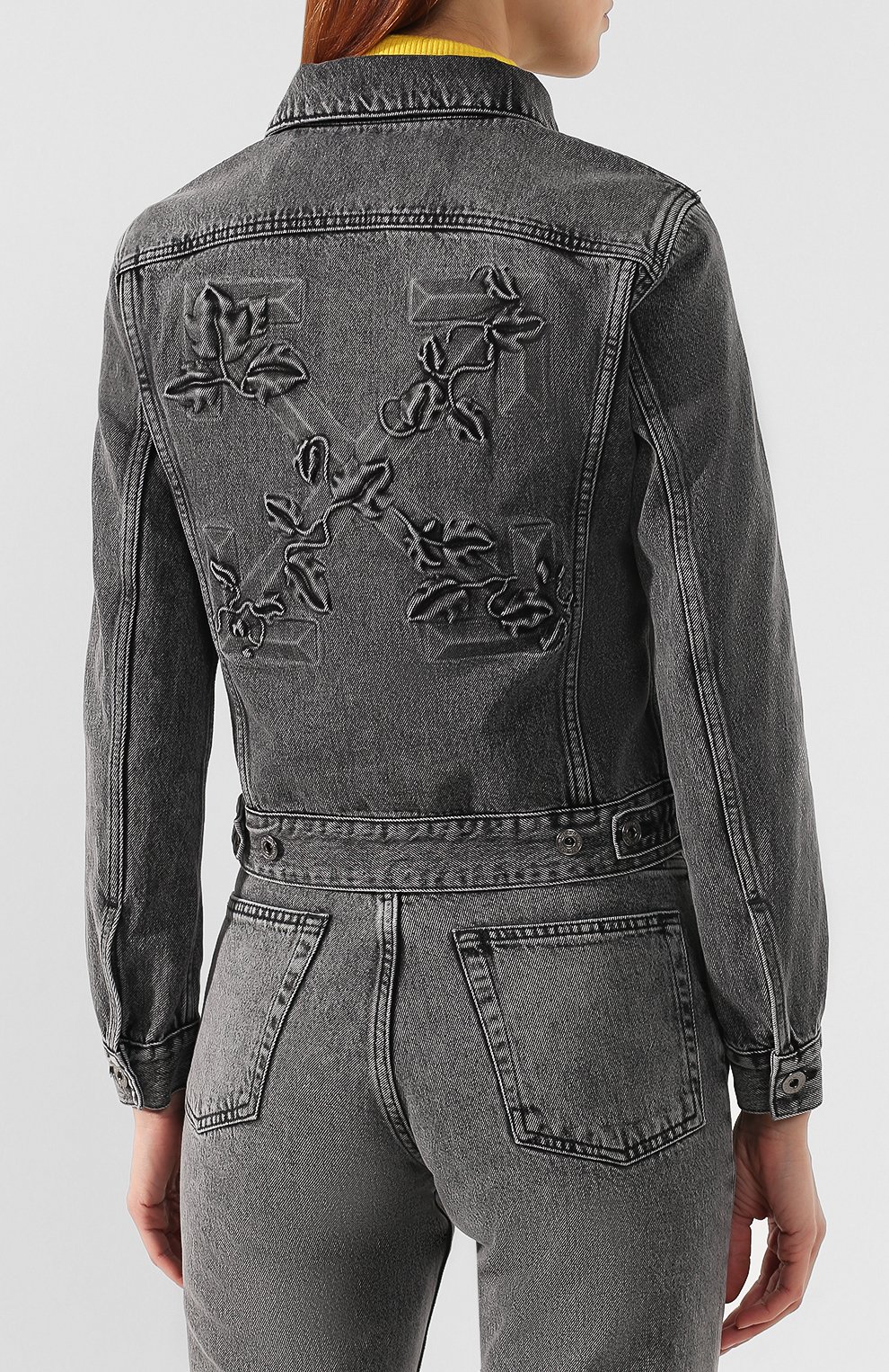 Джинсовая куртка OFF-WHITE, арт. 0WYE009R197740447575, фото 4