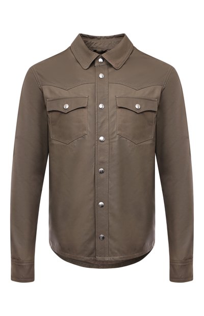 Кожаная рубашка GIORGIO BRATO, арт. GU23S12099NAPPA G0, фото 1