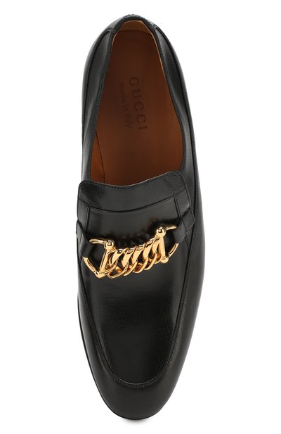 Кожаные лоферы GUCCI, арт. 585860/D3V00, фото 5