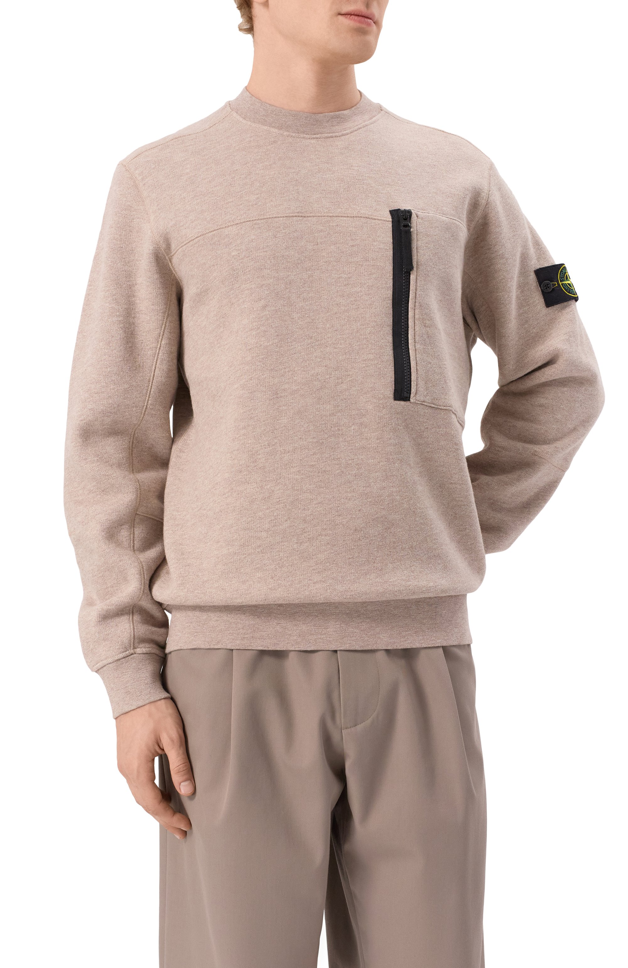 Хлопковый свитшот STONE ISLAND, арт. 811565338, фото 3