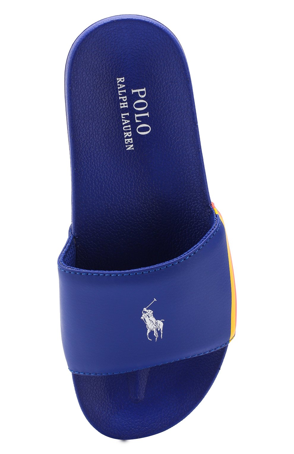 Шлепанцы POLO RALPH LAUREN синего цвета по цене 7260 руб., арт. RF101380, фото 4 Шлепанцы POLO RALPH LAUREN, арт. RF101380, фото 4
