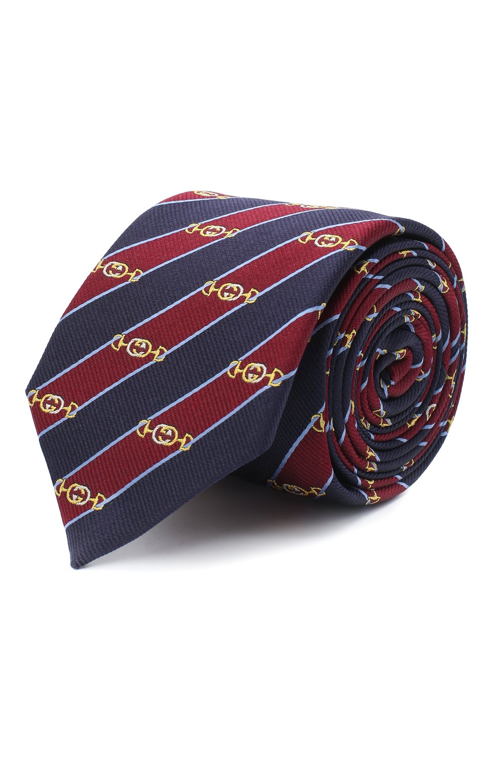 Шелковый галстук GUCCI бордового цвета по цене 28800 руб., арт. 624077/4E002, фото 1 Шелковый галстук GUCCI, арт. 624077/4E002, фото 1