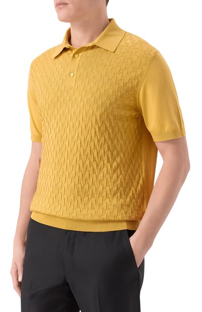 Поло из шелка и хлопка STEFANO RICCI, арт. K818110P13/F26176, фото 3