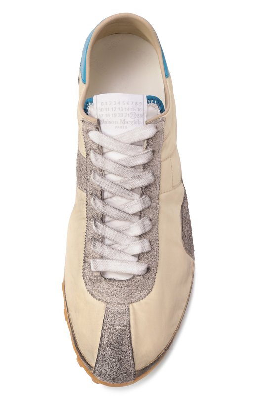 Комбинированные кроссовки Sprinter Maison Margiela S57WS0512/P8225 Бежевый  S57WS0512/P8225 Фото 6