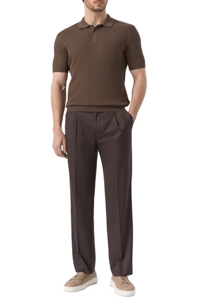 Кожаные кеды cleanic SANTONI, арт. MBCG21571BARCMMD, фото 2