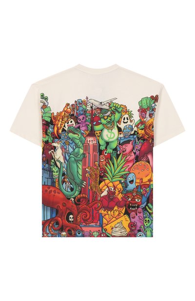 Хлопковая футболка SPRAYGROUND, арт. SPY1290IV0, фото 2