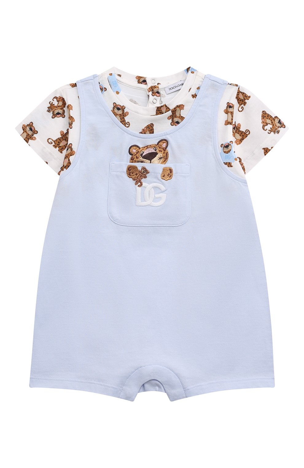 Хлопковый комбинезон DOLCE & GABBANA, арт. L1J04X/G7G3S, фото 1