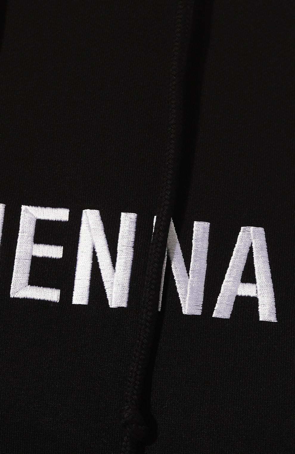 Хлопковый худи HELMUT LANG черного цвета по цене 23070 руб., арт. M05HM523, фото 5 Хлопковый худи HELMUT LANG, арт. M05HM523, фото 5