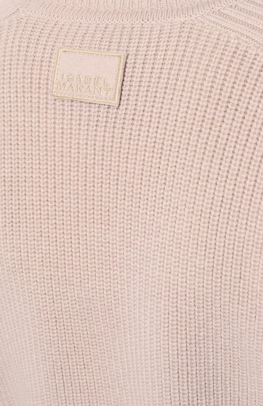 Шерстяной свитер Isabel Marant 24P/PU0372FA-B1L01I Бежевый  24P/PU0372FA-B1L01I Фото 5