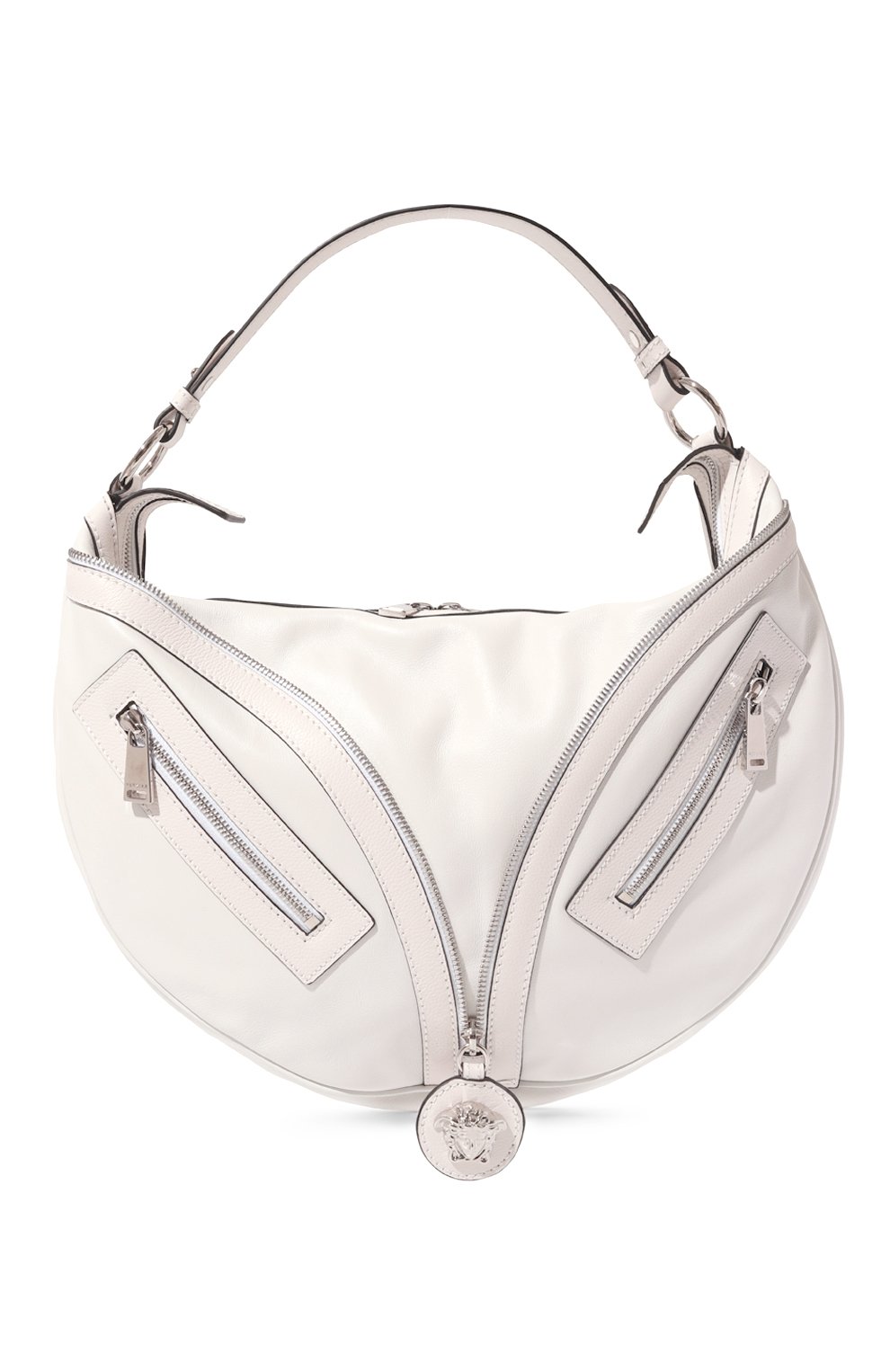 Сумка repeat VERSACE белого цвета по цене 154000 руб., арт. 10076791A05878, фото 1 Сумка repeat VERSACE, арт. 10076791A05878, фото 1