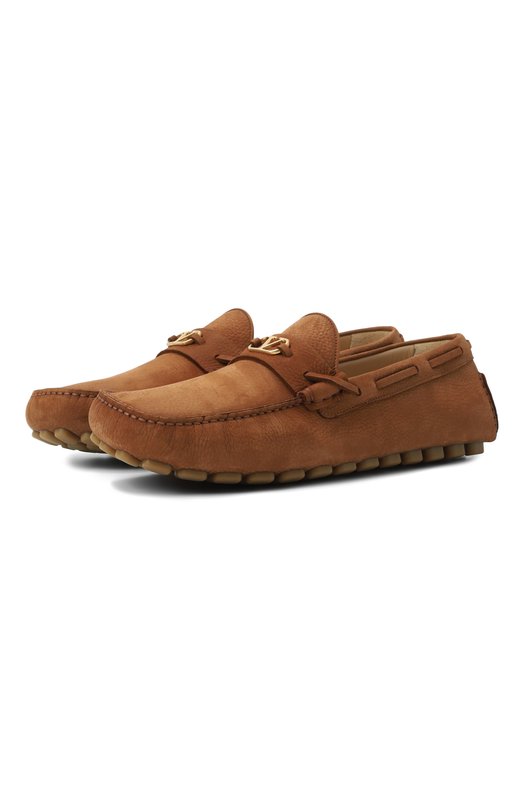 Мокасины Driver Fastaway из нубука Valentino 7Y2S0K98/AAH Коричневый 7Y2S0K98/AAH