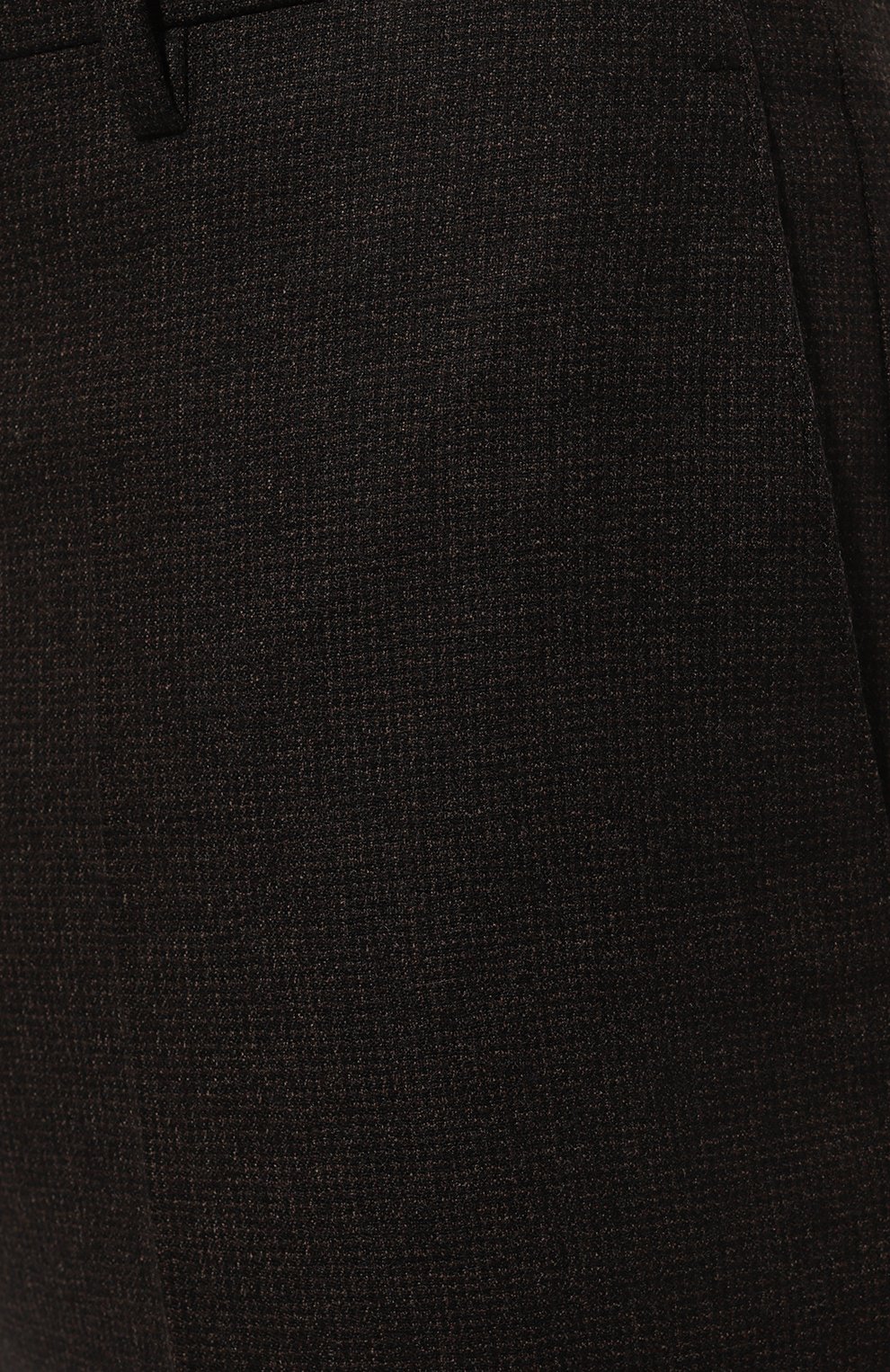 Шерстяные брюки BERWICH темно-коричневого цвета по цене 33100 руб., арт. VULCAN023/ZG1014X, фото 5 Шерстяные брюки BERWICH, арт. VULCAN023/ZG1014X, фото 5