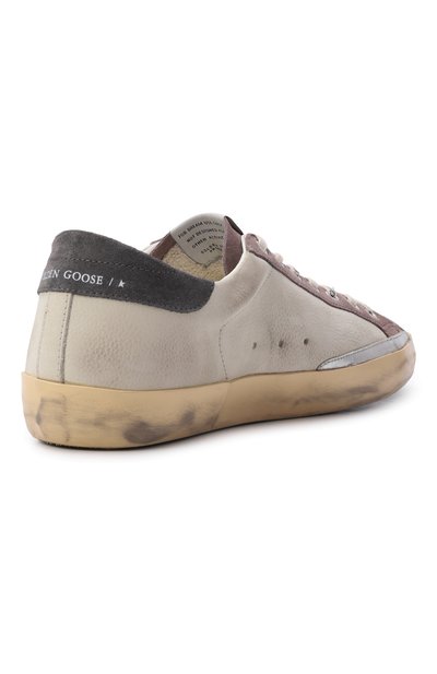 Кожаные кеды super-star GOLDEN GOOSE DELUXE BRAND, арт. GMF00101.F008112, фото 4