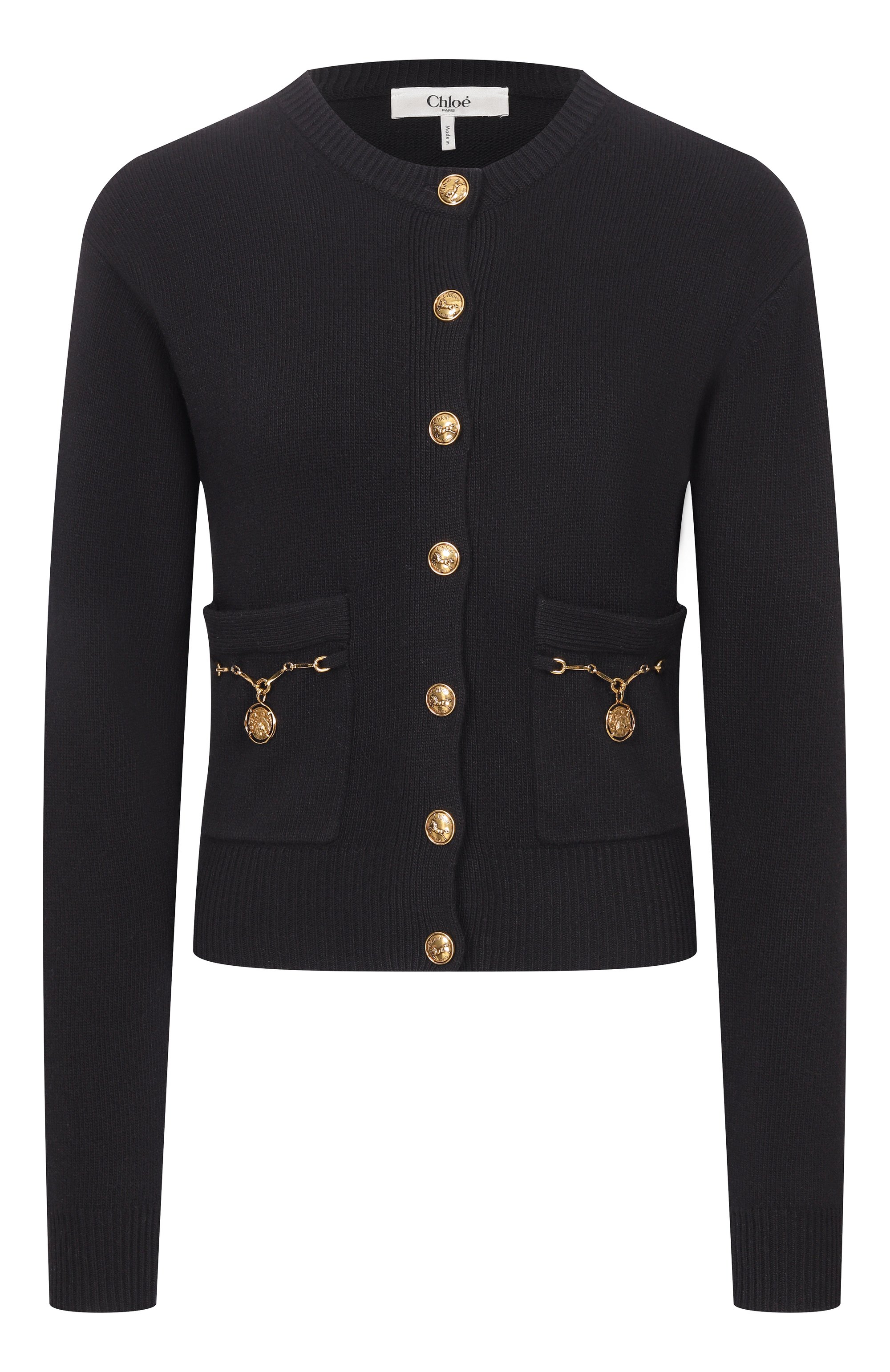 Карди ган из шерсти и кашемира CHLOÉ, арт. CH26SMC07800, фото 1