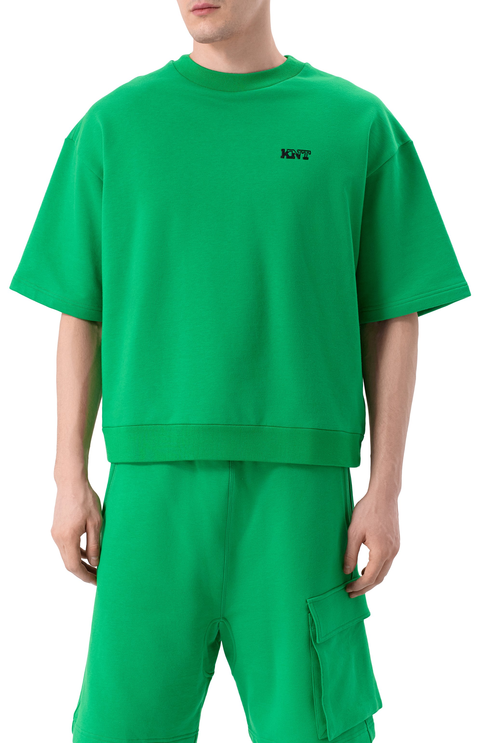 Футболка из хлопка и шелка KITON, арт. UMM063107, фото 3