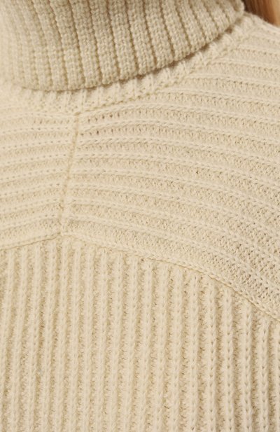 Шерстяной свитер MORDECAI светло-бежевого цвета по цене 79150 руб., арт. 24A96MDK08G, фото 5 Шерстяной свитер MORDECAI, арт. 24A96MDK08G, фото 5