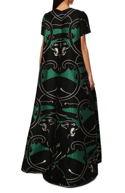 Платье VALENTINO зеленого цвета по цене 957500 руб., арт. NB2VD615/3AJ, фото 4 Платье VALENTINO, арт. NB2VD615/3AJ, фото 4