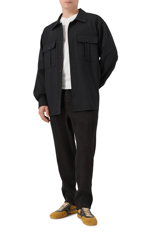 Замшевые кеды Dries Van Noten 021726-126-103 Коричневый  021726-126-103 Фото 2