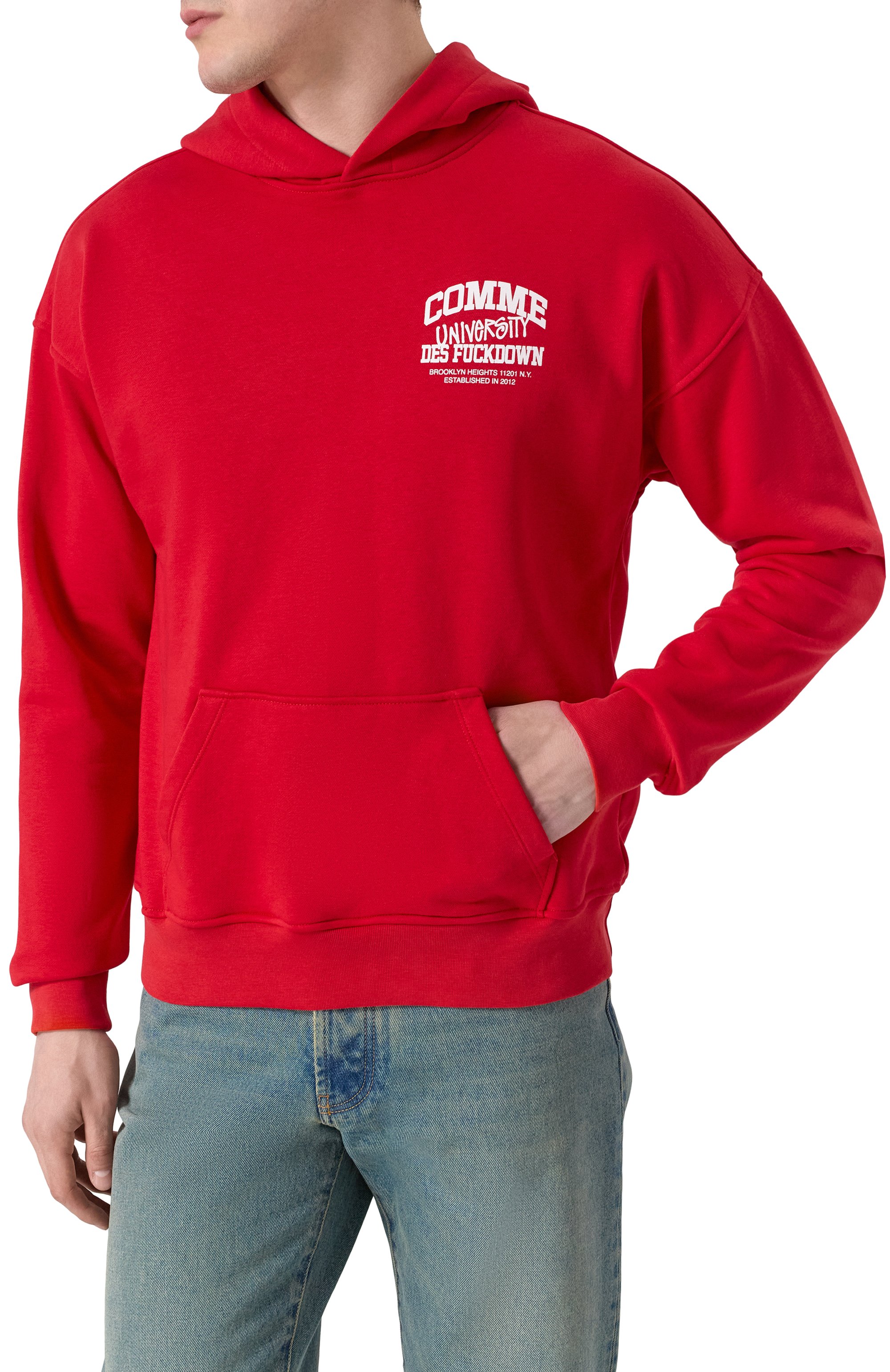 Хлопковое худи COMME DES FUCKDOWN, арт. CFABM01620, фото 3