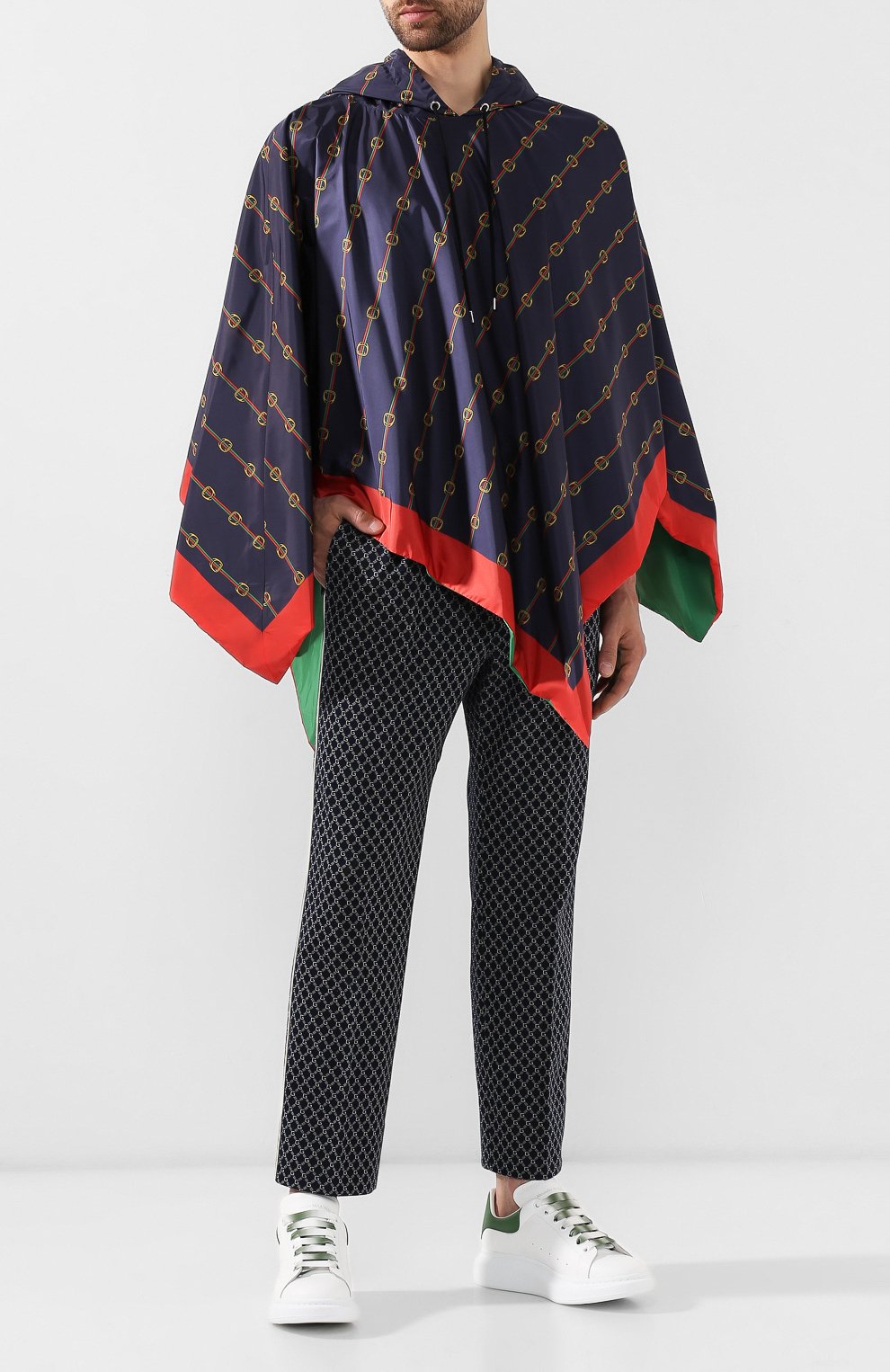 Кожаные кеды oversized ALEXANDER MCQUEEN, арт. 553680/WHVIP, фото 2