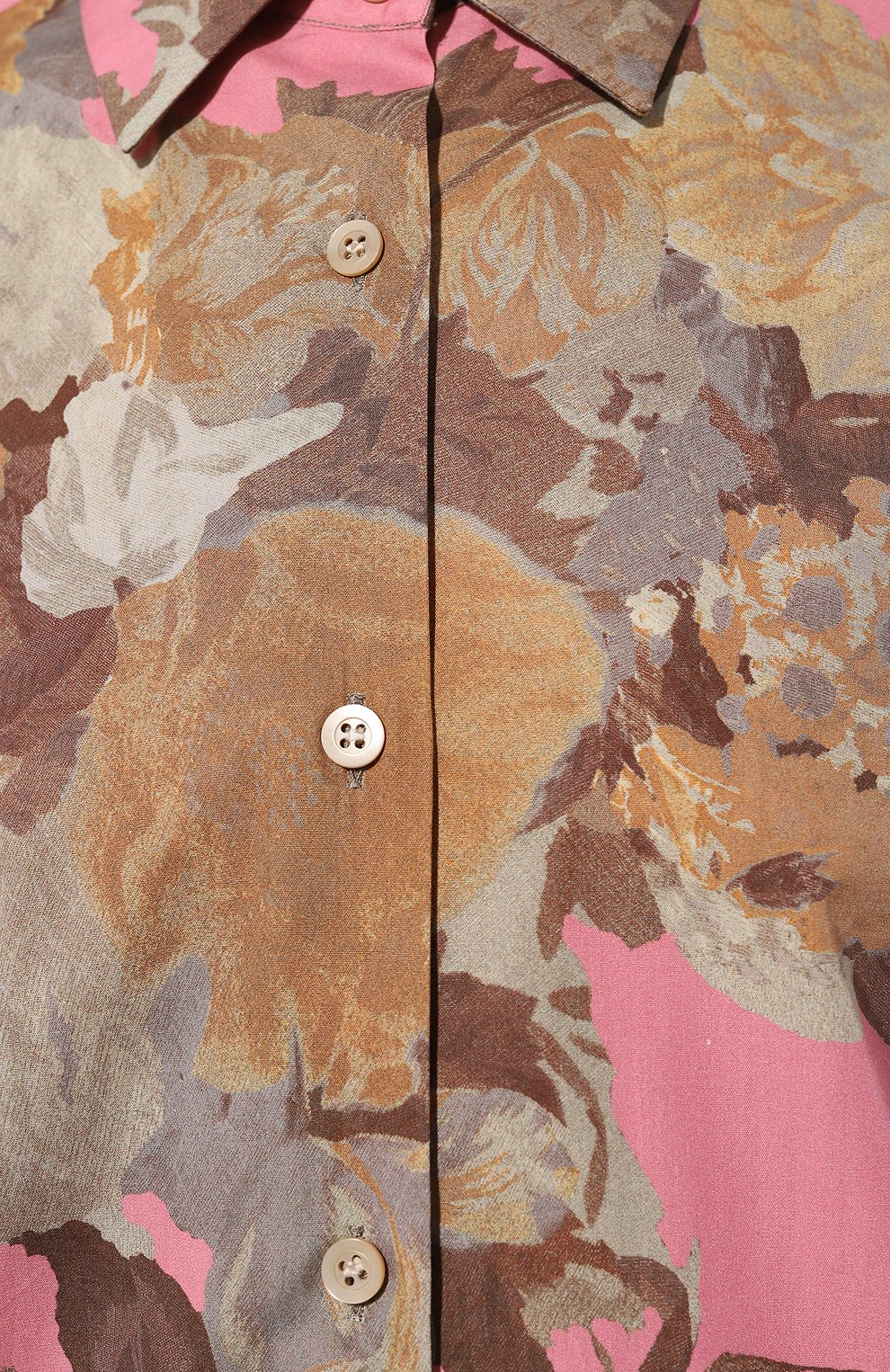 Хлопковая рубашка DRIES VAN NOTEN розового цвета по цене 48950 руб., арт. 232-010702-7100, фото 5 Хлопковая рубашка DRIES VAN NOTEN, арт. 232-010702-7100, фото 5
