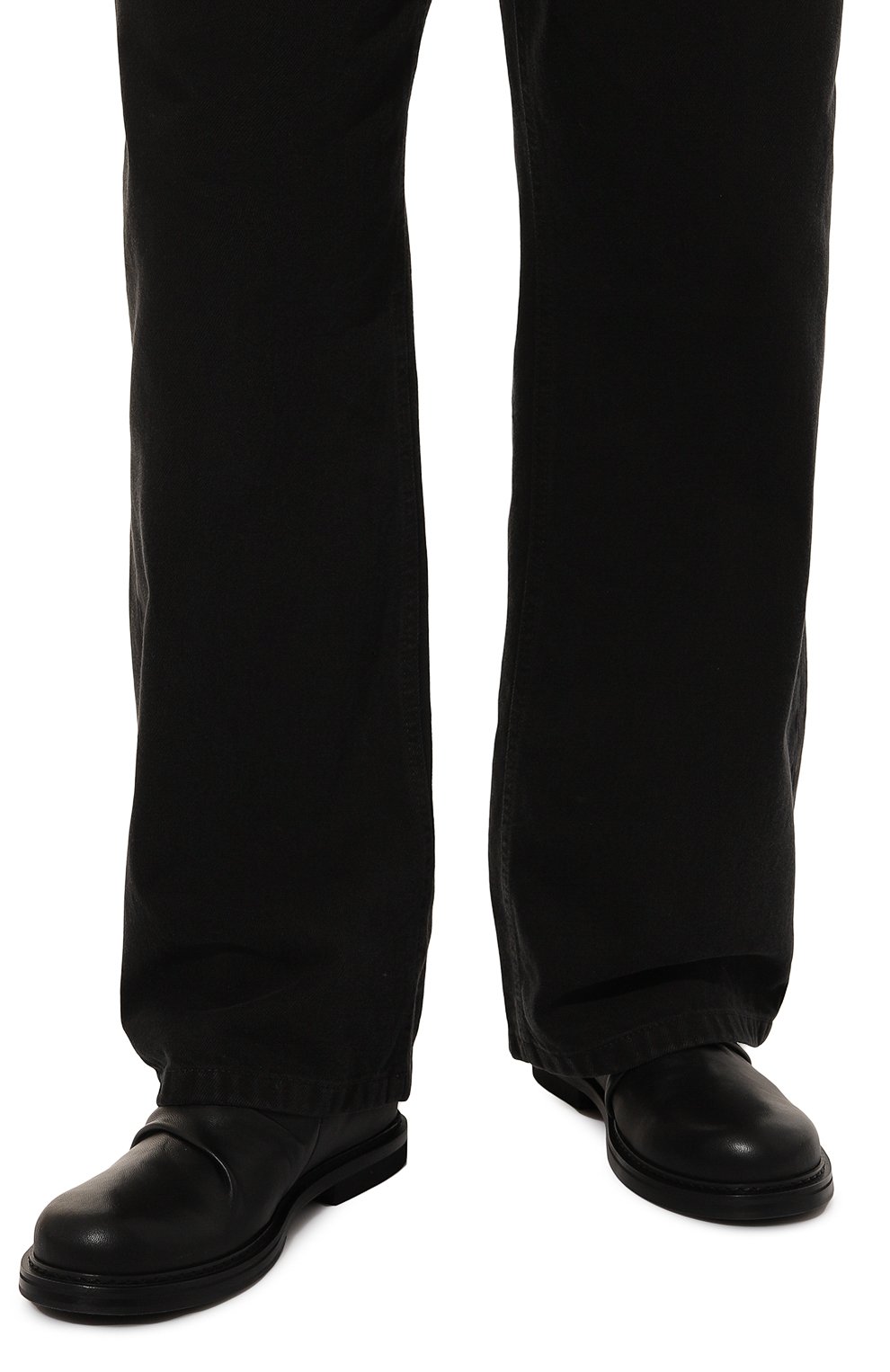 Кожаные сапоги gentleman VIC MATIE черного цвета по цене 54700 руб., арт. 1F8704U_F34F010101, фото 3 Кожаные сапоги gentleman VIC MATIE, арт. 1F8704U_F34F010101, фото 3